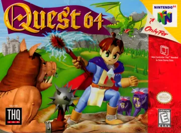 Quest 64 (USA) box cover front